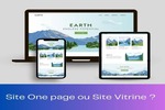 site one page ou site vitrine